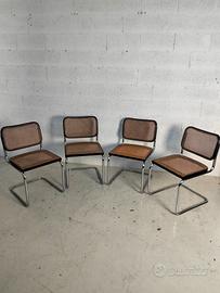 4 sedie Cesca Breuer Gavina ORIGINALI 