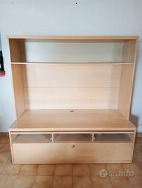 MOBILE TV GRANDE ikea con mensola e cassettoni!!!!