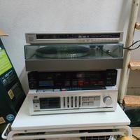 impianto stereo con giradischi Thorens 