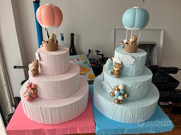Torta scenografica battesimo