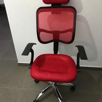 Sedia ufficio scrivania smart working con ruote