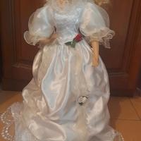 bambola in ceramica vintage - 55 cm (10f)