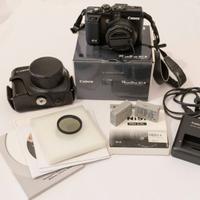 Canon powershot G1X con accessori