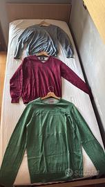 Lotto 12 Pullover Uomo M-L Vari Modelli e Colori