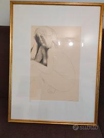 Litografia di Emilio Greco XX/XX 60x80