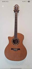 Chitarra elettroacustica mancina Crafter