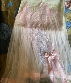 Mini canotta rosa da notte plisse’ — tg 2’