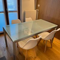 Tavolo BONTEMPI design allungabile 80x160-210