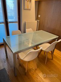 Tavolo BONTEMPI design allungabile 80x160-210