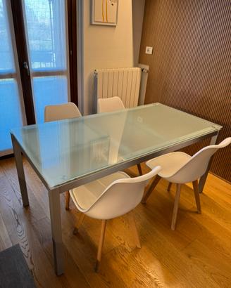 Tavolo BONTEMPI design allungabile 80x160-210