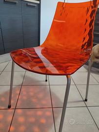 Sedie Calligaris arancioni