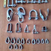 Piccoli accessori inox + cime varie