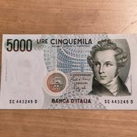 Lire - banconota da 5.000 lire
