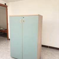 Armadio a due ante color verde salvia