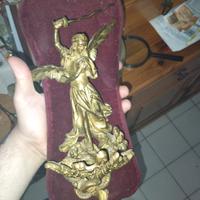 STATUETTA SAN MICHELE ARCANGELO IN OTTONE 