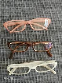 3 occhiali da vista: Ray Ban, Dolce&Gabana, Armani
