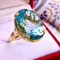 Anello vintage in oro massiccio 18 kt