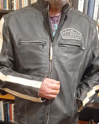 giacca sportiva in pelle 