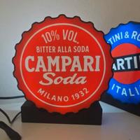Lampada LED 3D Campari Soda Insegna Luminosa Pub