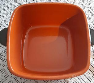 pentola Quadrotta Magic Cooker in terracotta