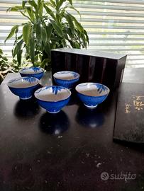 servizio ciotole tè matcha 