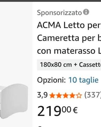 Lettino montessoriano