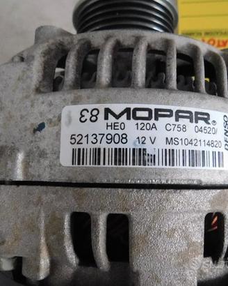 52137908 ALTERNATORE FIAT PANDA 900 TWINAIR 2018