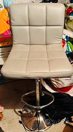 Sedie alte da bancone