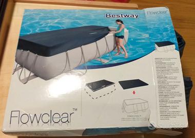 copri piscina 4x2 bestway nuovo