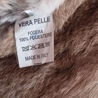 Giacca jeans D&G con pelliccia vera