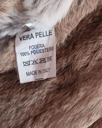 Giacca jeans D&G con pelliccia vera