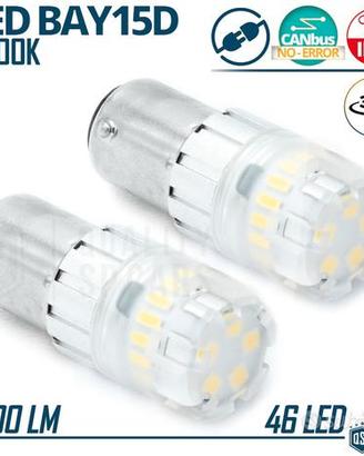 2 Lampadine LED P21/5W Canbus DRL + Luci Posizione