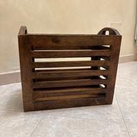 Portariviste in legno massello - Stile Rustico