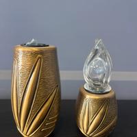 Vaso+lampada votiva per loculi cinerari e ossari