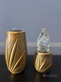 Vaso+lampada votiva per loculi cinerari e ossari