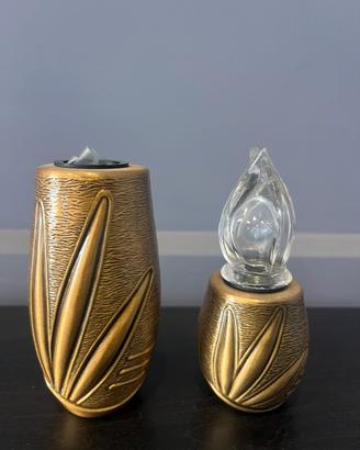 Vaso+lampada votiva per loculi cinerari e ossari