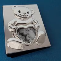 Portafoto bimbi - Laminato argento