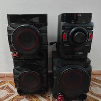 Casse stereo HI-FI LG XBoom.