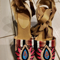 Scarpe espadrillas Maliparmi con zeppa 7 TG 36