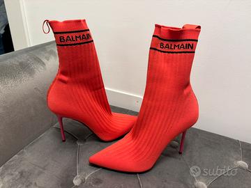 Stivaletti BALMAIN tessuto elasticizzato nr 38