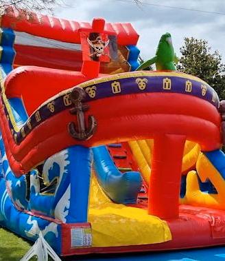 GONFIABILE TEMA NAVE - gioco gonfiabile bambini
