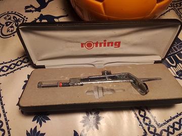ROTRING COMPASSO A BALZUSTRINO VINTAGE ORIGINALE