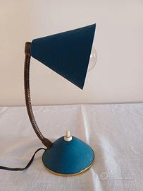 Abat-jour vintage colore blu