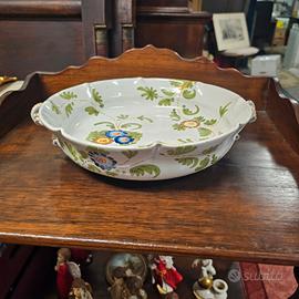 piatto da portata maiolica Cantagalli,centrotavola