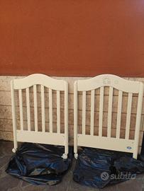 Lettino PALI "Crystal" incluso materasso 