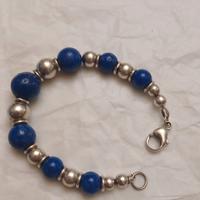 Bracciale argento e lapislazzuli
