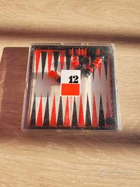 Gioco anni90Vintage Backgammon magnetico portatile