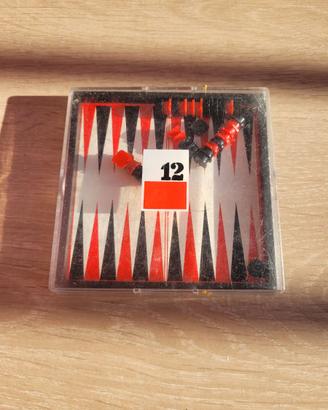 Gioco anni90Vintage Backgammon magnetico portatile