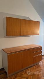 Pensili cucina Arclinea legno chiaro