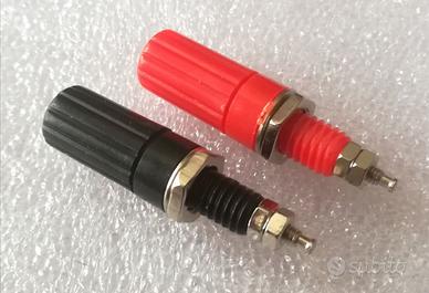 COPPIA Connettore BANANA per Pannello/Altoparlante